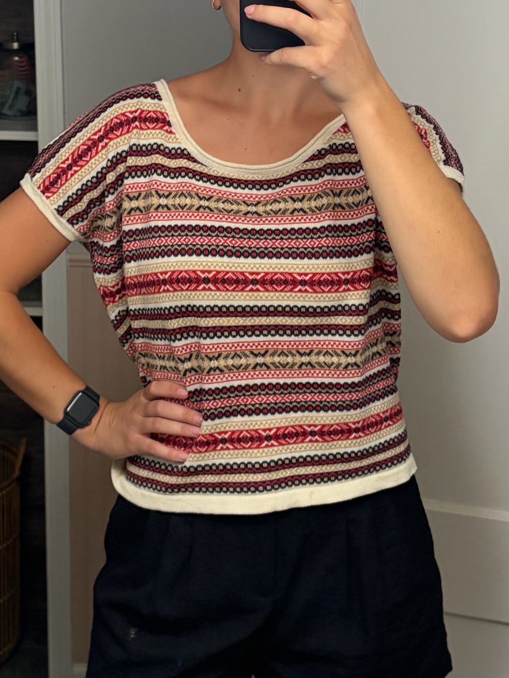 Patterned Knit Top - Picture 2 of 7